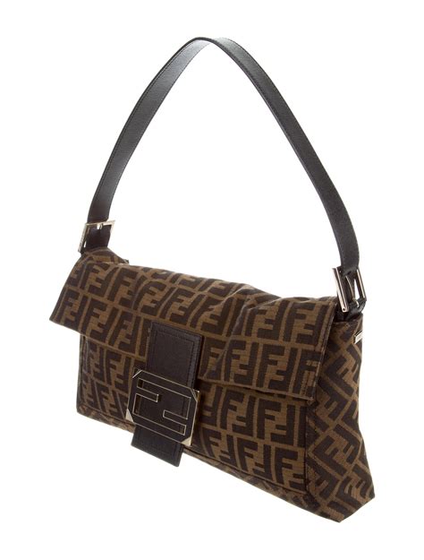 black fendi shoulder bag|Fendi shoulder bag zucca.